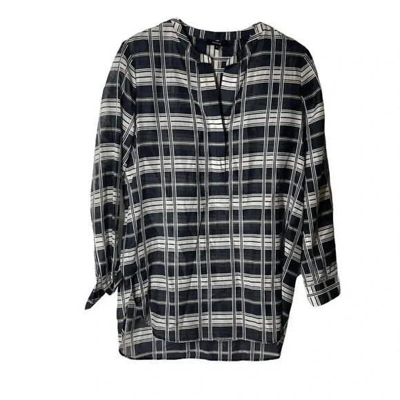 Theory Orvinio Long Sleeve Blouse size Medium - Picture 1 of 9